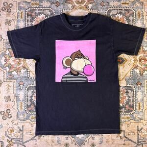 Bobby Jack Y2K T-shirt baby doll pink bubblegum size small cotton boxy 2000s